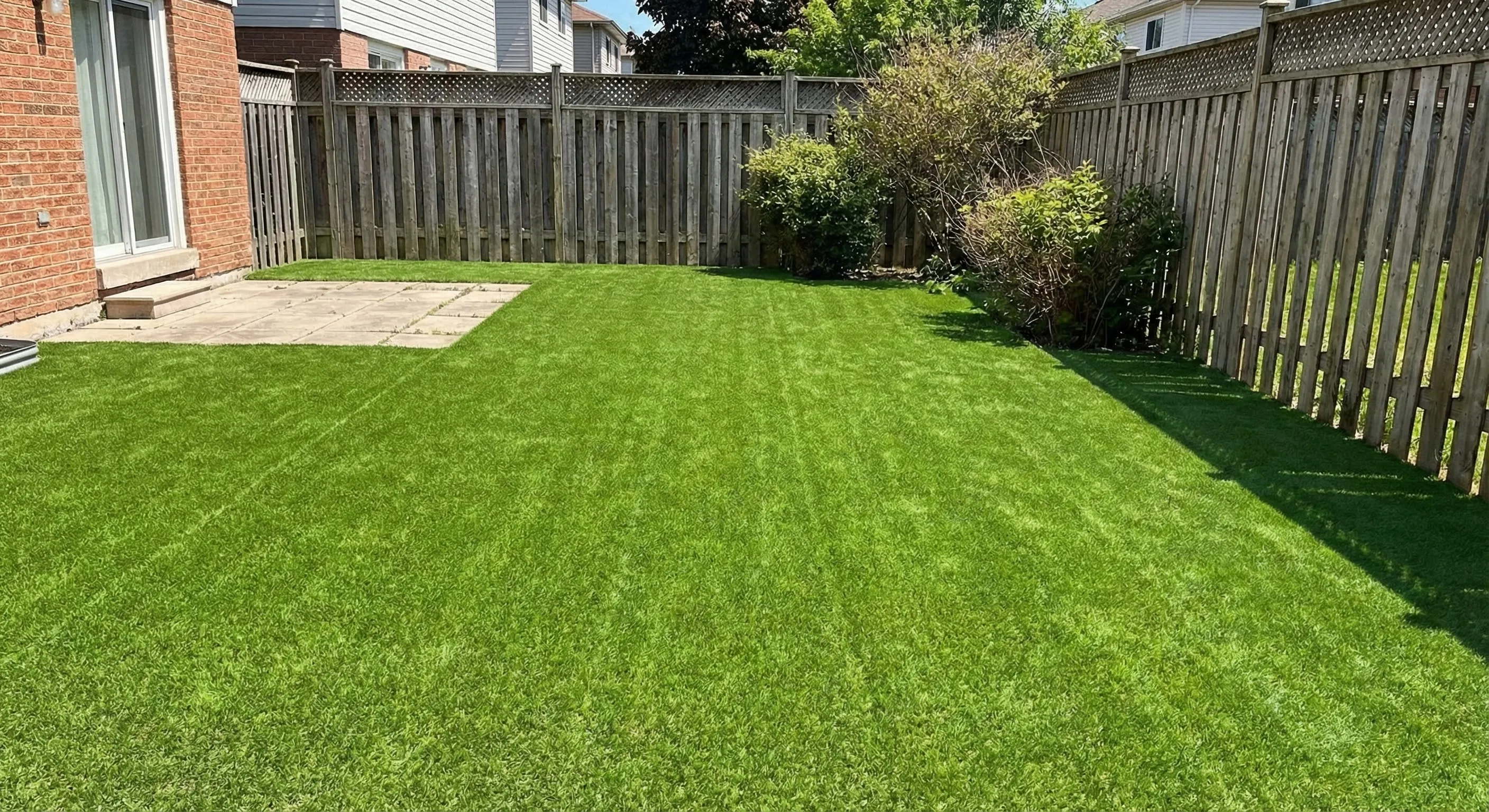 Artificial turf putting green package for golfers